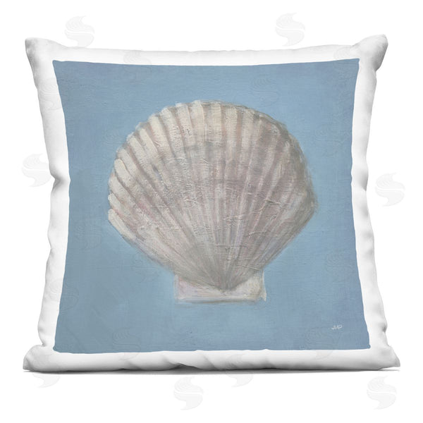 stupell industries Julia Purinton | Soft Sea Clam Shell Printed Throw Pillow