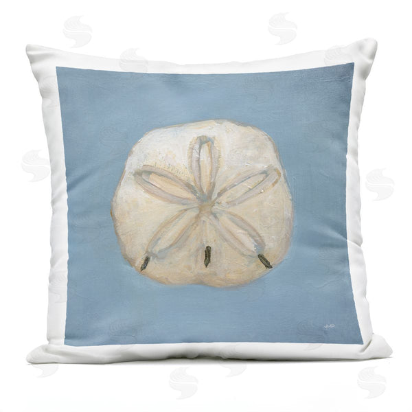 Stupell Industries Julia Purinton | Soft Sea Sand Dollar Printed Throw Pillow