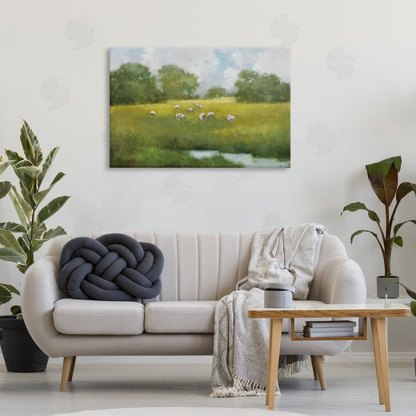 Stupell Industries Julia Purinton | Sun Grazing Sheep Wall Art