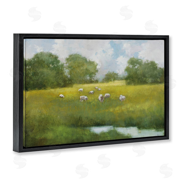 Stupell Industries Julia Purinton | Sun Grazing Sheep Wall Art