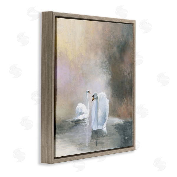 Stupell Industries Julia Purinton | Swans On Lake Landscape Wall Art