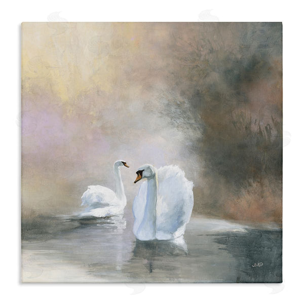 stupell industries Julia Purinton | Swans on Lake Landscape Wall Art
