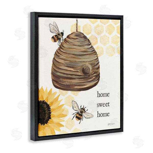 Stupell Industries Julia Purinton | Sweet Home On Honeycomb Wall Art