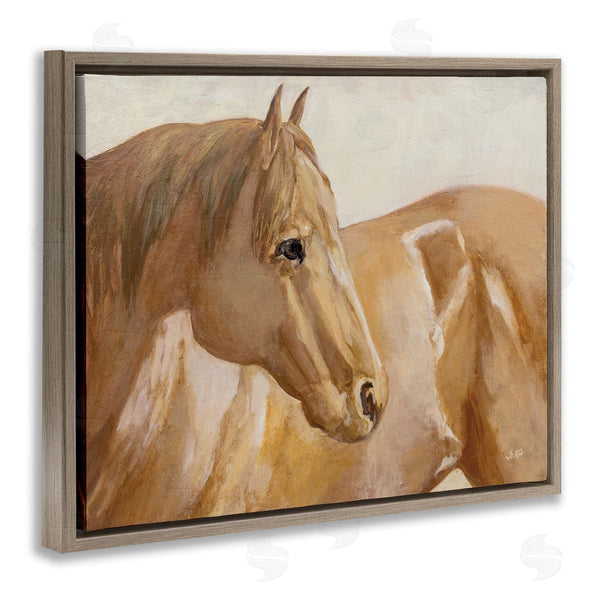 Stupell Industries Julia Purinton | Tan Horse Painting Wall Art