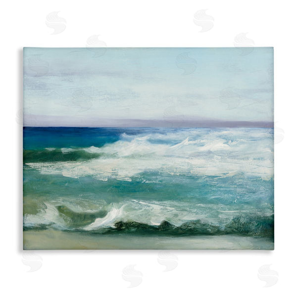 stupell industries Julia Purinton | Waves Crashing Seascape Painting
