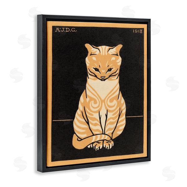 Stupell Industries Julie De Graag | Cats Vintage Poster