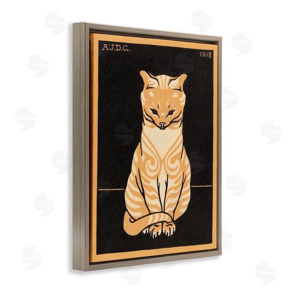 Stupell Industries Julie De Graag | Cats Vintage Poster