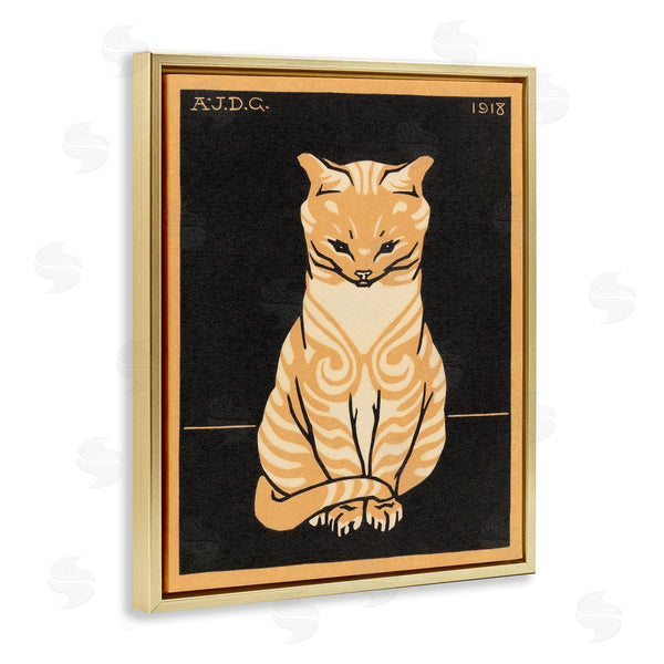 Stupell Industries Julie De Graag | Cats Vintage Poster