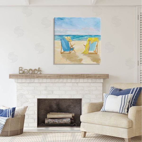 Stupell Industries Julie DeRice | Afternoon Beach Date Painting Wall Art