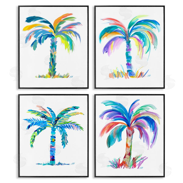 Stupell Industries Julie DeRice | Bold Blue Palms Wall Art