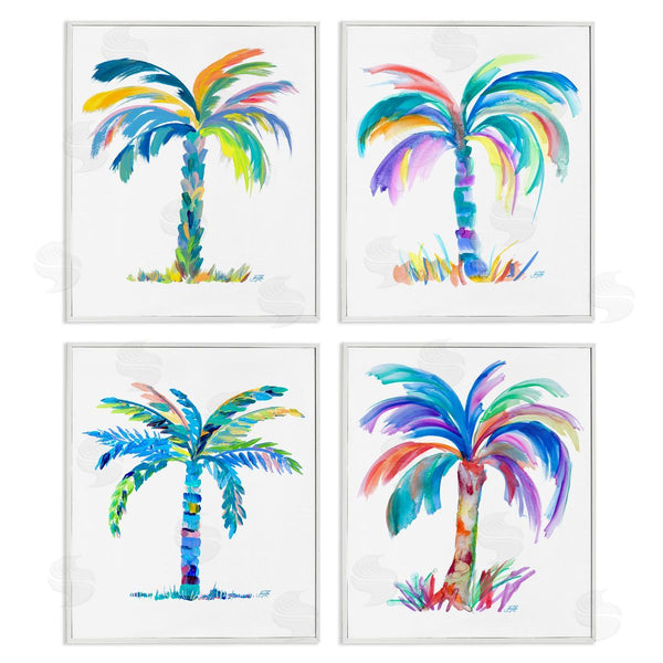 Stupell Industries Julie DeRice | Bold Blue Palms Wall Art