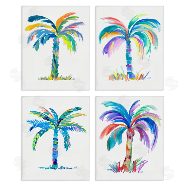 stupell industries Julie DeRice | Bold Blue Palms Wall Art