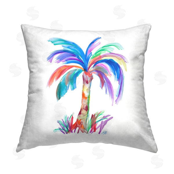 stupell industries Julie DeRice | Bold Palm Tree Printed Throw Pillow