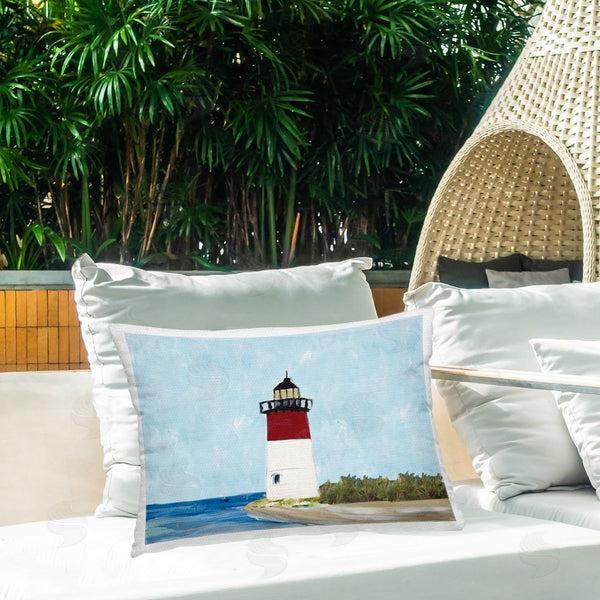 Stupell Industries Julie DeRice | Coastal Lighthouse On Blue