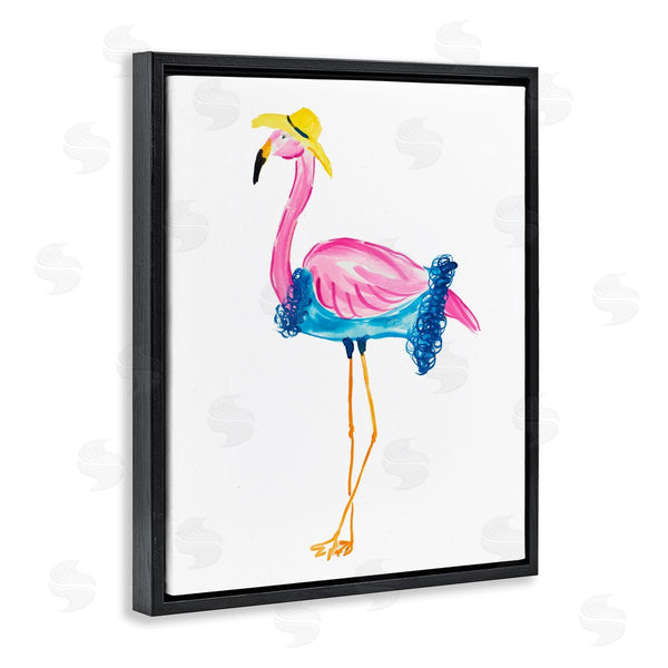 Stupell Industries Julie DeRice | Glamorous Beach Flamingo