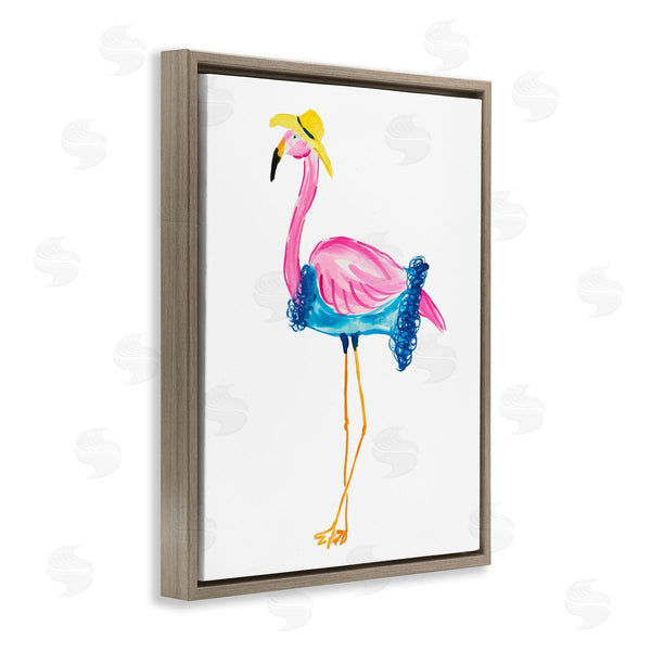 Stupell Industries Julie DeRice | Glamorous Beach Flamingo