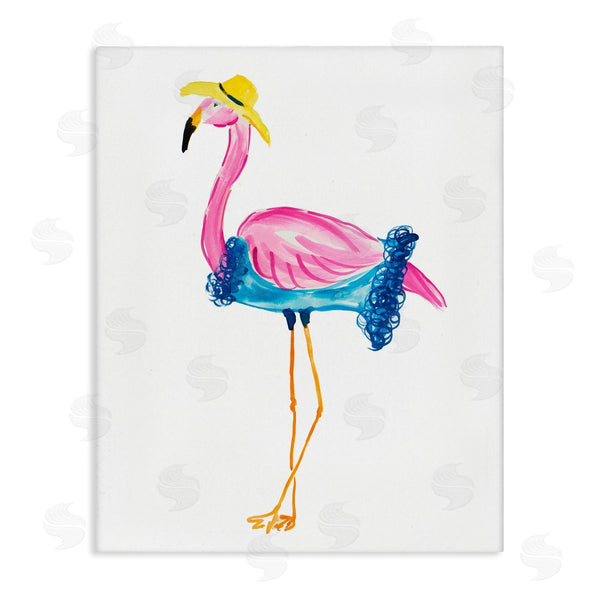 stupell industries Julie DeRice | Glamorous Beach Flamingo