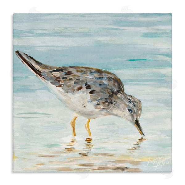 stupell industries Julie DeRice | Grey Beach Sandpiper