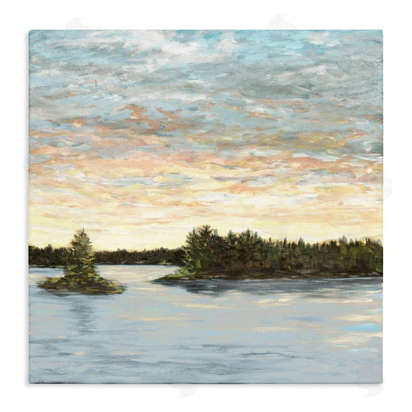 stupell industries Julie DeRice | Lake Shore at Sundown Wall Art