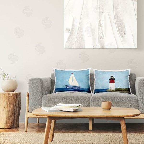 Stupell Industries Julie DeRice | Nautical Sail The Sea Lighthouse