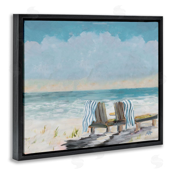 Stupell Industries Julie DeRice | Peaceful Beach Chairs