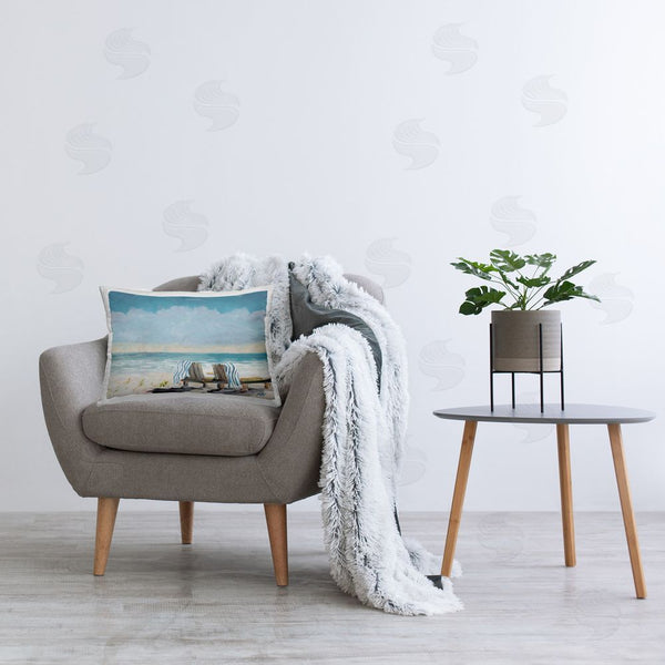 Stupell Industries Julie DeRice | Peaceful Beach Chairs