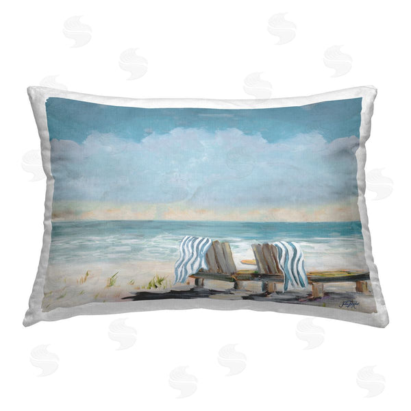stupell industries Julie DeRice | Peaceful Beach Chairs
