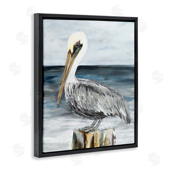 Stupell Industries Julie DeRice | Peaceful Beach Pelican