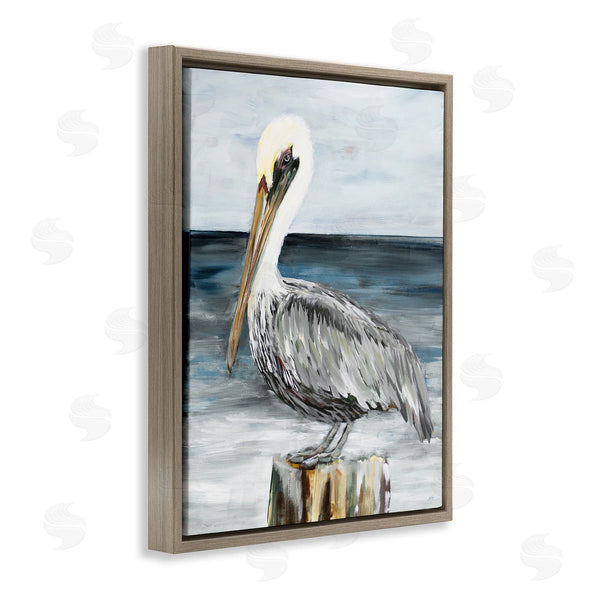 Stupell Industries Julie DeRice | Peaceful Beach Pelican