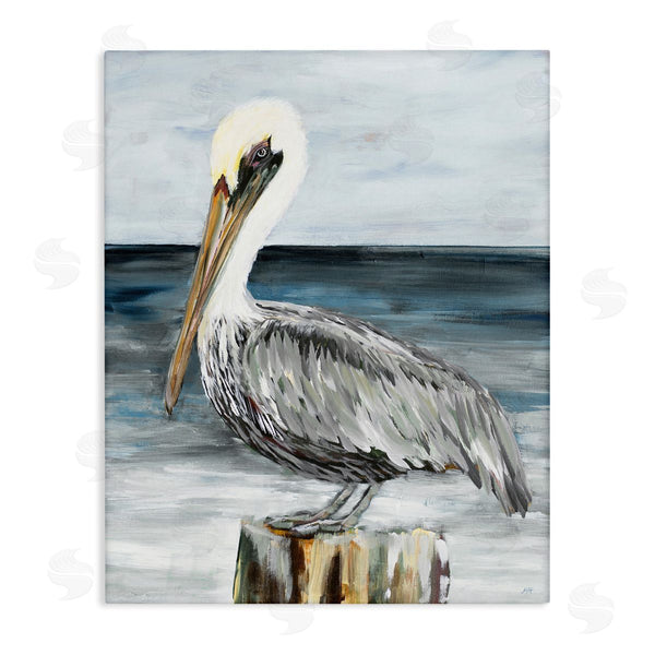 stupell industries Julie DeRice | Peaceful Beach Pelican
