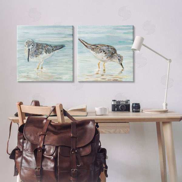 Stupell Industries Julie DeRice | Piping Plover Shoreline Birds Wall Art