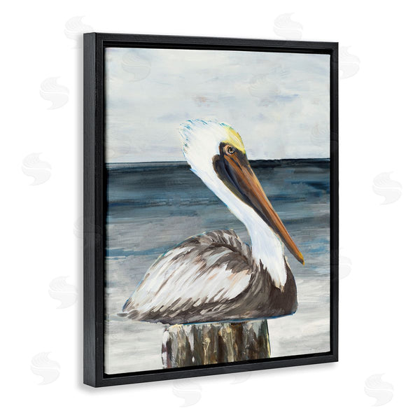 Stupell Industries Julie DeRice | Resting Beach Pelican