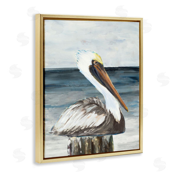 Stupell Industries Julie DeRice | Resting Beach Pelican