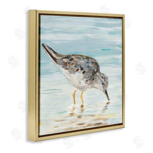 Stupell Industries Julie DeRice | Sandpiper On Shallow Beach Coast