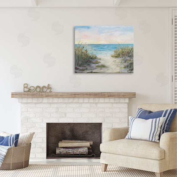 Stupell Industries Julie DeRice | Sea Grass Ocean Path Wall Art