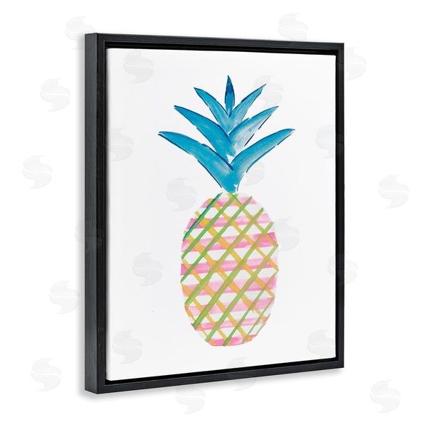 Stupell Industries Julie DeRice | Tropical Tartan Pineapple