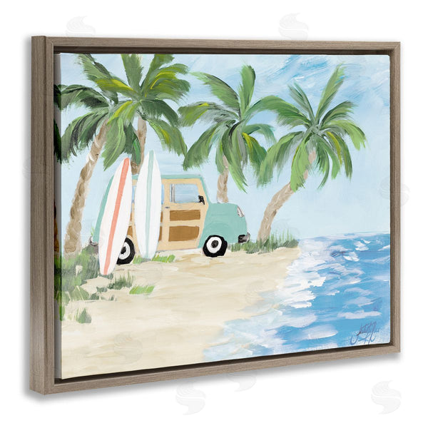 Stupell Industries Julie DeRice | Tropical Vacation Surfboards