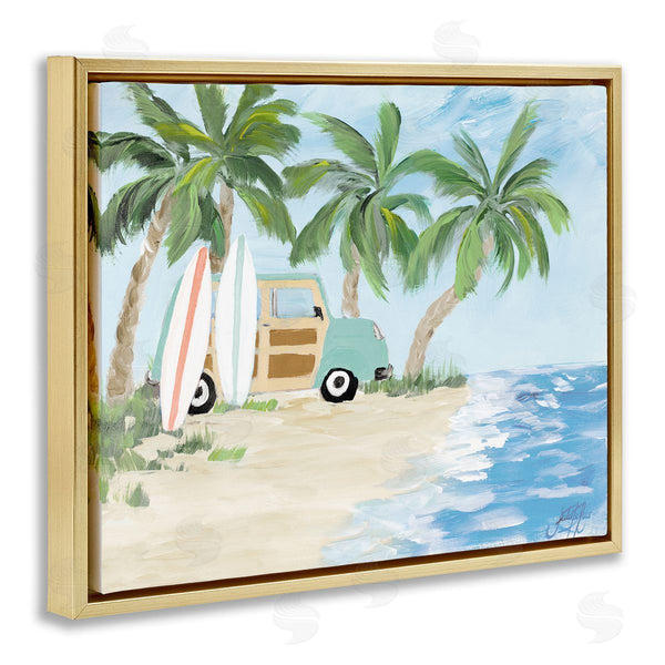 Stupell Industries Julie DeRice | Tropical Vacation Surfboards