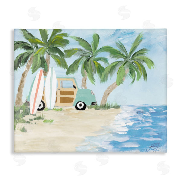 stupell industries Julie DeRice | Tropical Vacation Surfboards