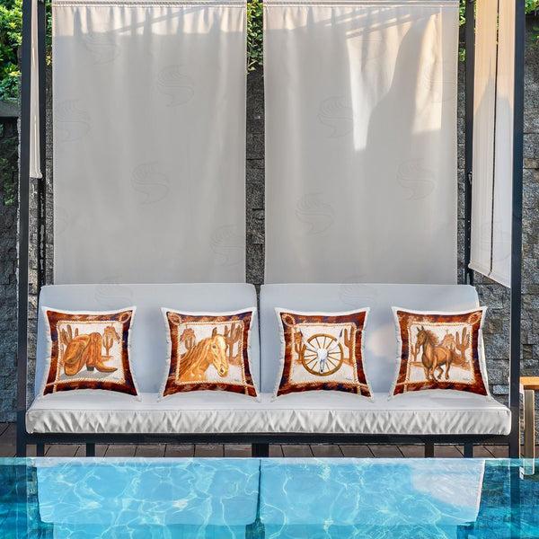 Stupell Industries Julie DeRice | Western Rodeo Scenes Printed Throw Pillow Set