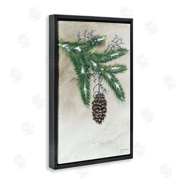 Stupell Industries Julie Norkus | Dangling Rustic Pine Cone