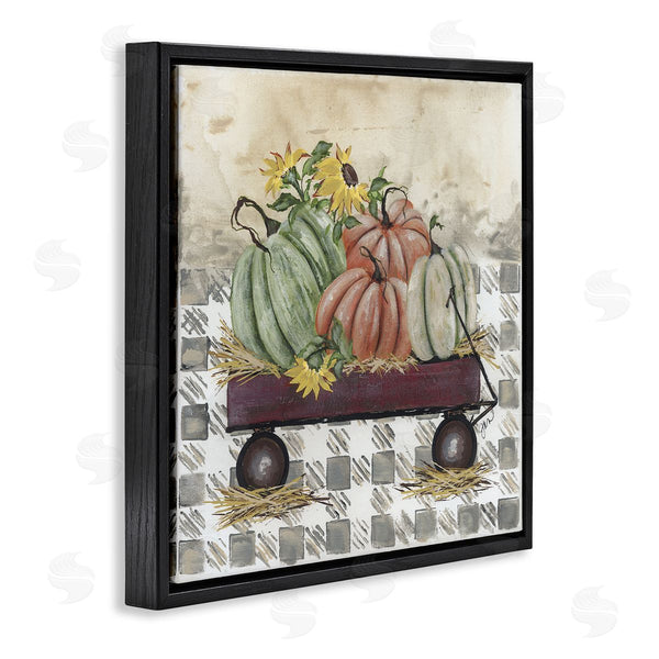 Stupell Industries Julie Norkus | Pumpkin Harvest Wagon Wall Art