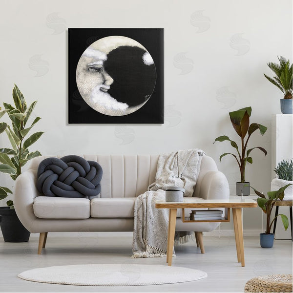 Stupell Industries Julie Norkus | Smiling Round Moon Face Wall Art