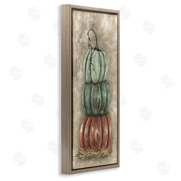 Stupell Industries Julie Norkus | Stacked Rustic Pumpkins Wall Art