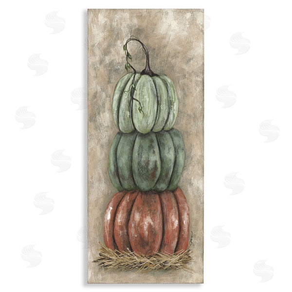 stupell industries Julie Norkus | Stacked Rustic Pumpkins Wall Art