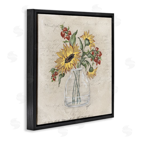 Stupell Industries Julie Norkus | Vintage Mixed Sunflower Arrangement Wall Art