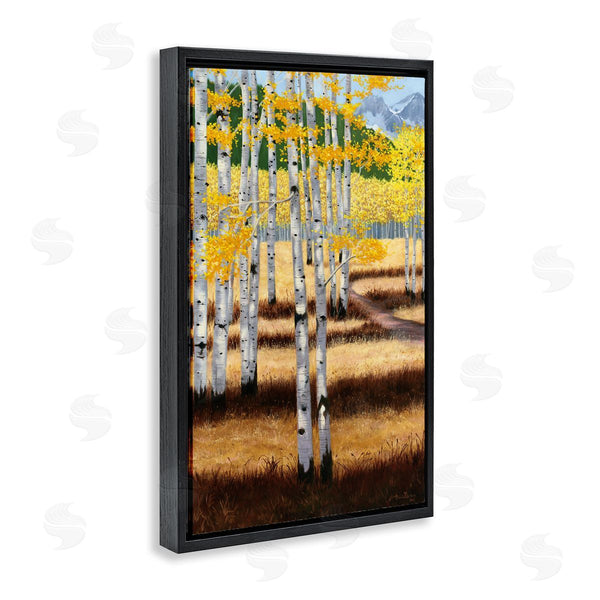 Stupell Industries Julie Peterson | Autumn Birch Trees Field
