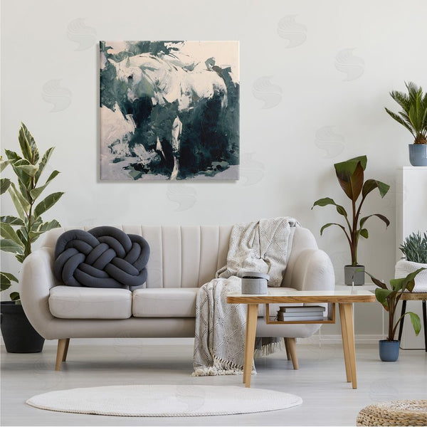 Stupell Industries Julie T. Chapman | Abstract Horse Portrait Busy Bold Movement Modern Painting Wall Art