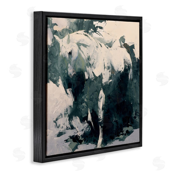 Stupell Industries Julie T. Chapman | Abstract Horse Portrait Busy Bold Movement Modern Painting Wall Art