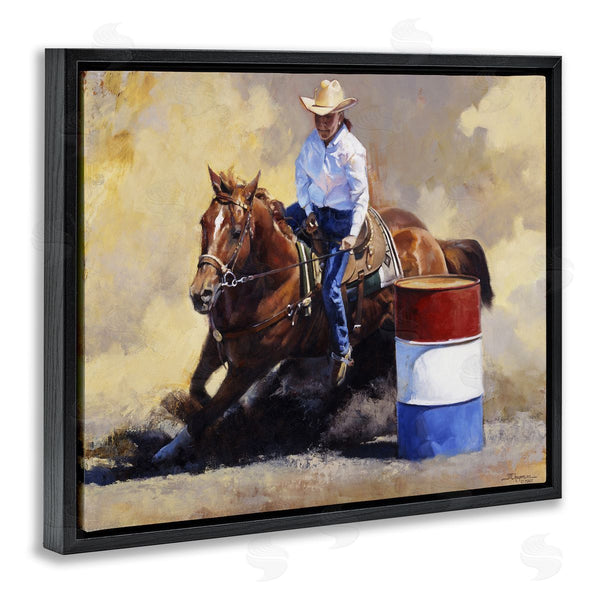 Stupell Industries Julie T. Chapman | Cowboy & Horse Gallop